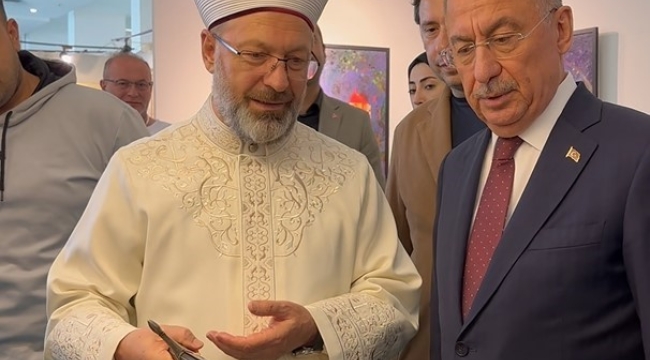 Ali Erbaş: "İslam sanatlarının manevi derinliğini yansıtan birikimini vatandaşlarımızla buluşturmanın bahtiyarlığını yaşadık"