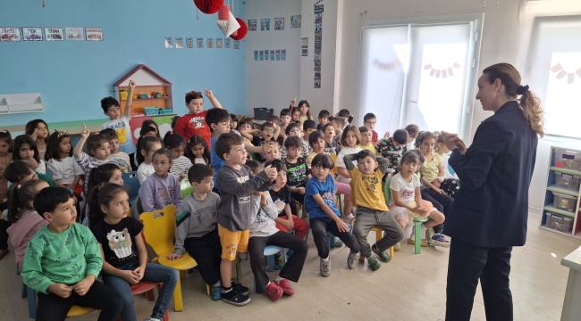 Anaokulu öğrencilerine sıfır atık eğitimi