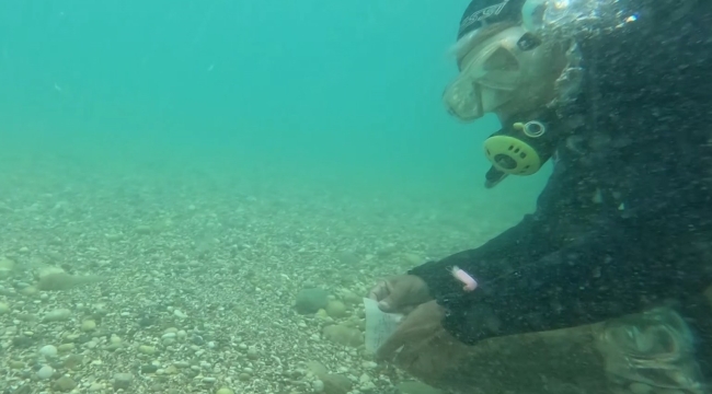 Antalya'da deniz dibindeki Hıdırellez dilekleri şaşırttı