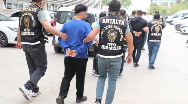 Antalya'da son 1 haftada 213 şahıs tutuklandı