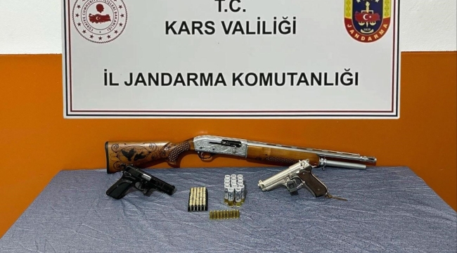 Arpaçay'da silah ele geçirildi