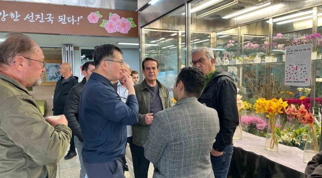 ATB kesme çiçek URGE heyeti Japonya ve Kore'de temaslarda bulundu