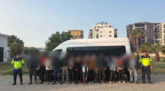 Aydın'da 21 düzensiz göçmen yakalandı