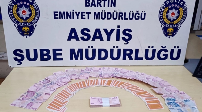 Bartın'da kumar baskını