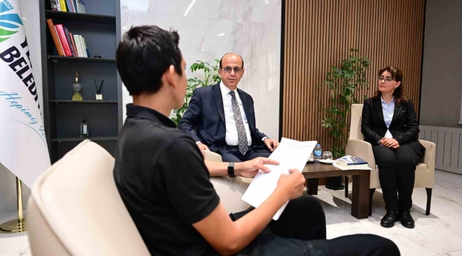 Başkan Geçit: "Hayatımın merkezinde çalışmak var"