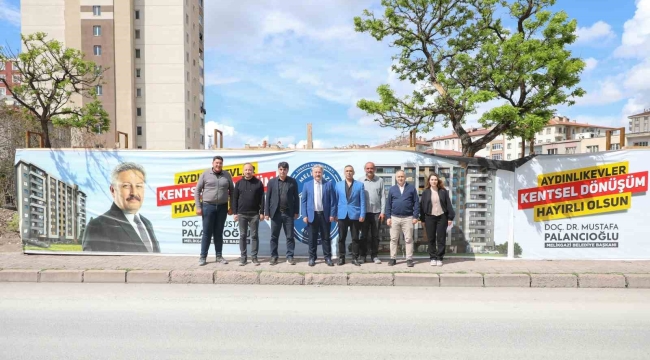 Başkan Palancıoğlu: "Aydınlıkevler Mahallemizde kentsel dönüşümün ilk adımını attık"
