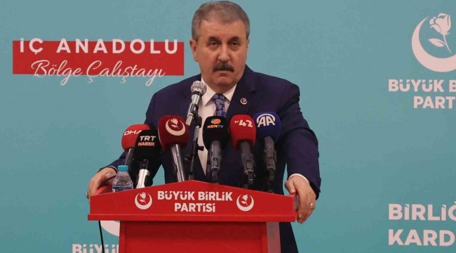BBP Genel Başkanı Destici: "Gazze sadece bir toprak, kara parçası değildir"