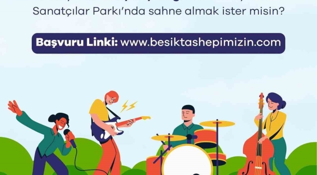 Beşiktaş'ta 'Gençlik Şenliği'nde gençler sahnede yeteneklerini sergileyecek