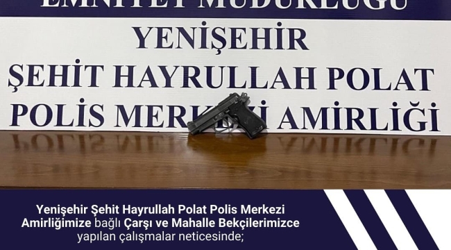 Bingöl'de ruhsatsız silah ele geçirildi
