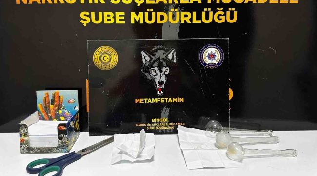 Bingöl'de uyuşturucu operasyonu: 1 tutuklama