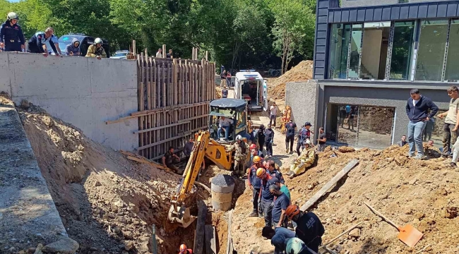 Çekmeköy'de inşaat alanında göçük: 1 işçi hayatını kaybetti