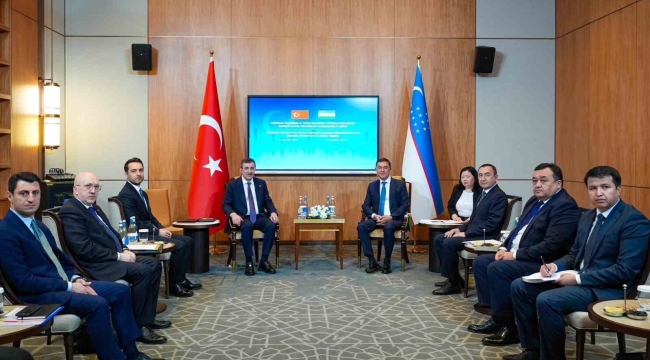 Cumhurbaşkanı Yardımcısı Yılmaz, Özbekistan Başbakan Yardımcısı Kuçkarov ile görüştü