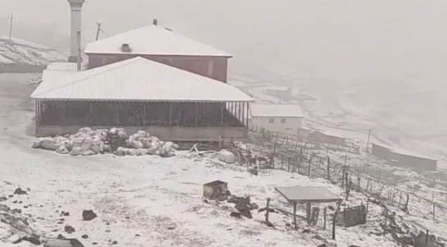 Doğu Karadeniz yaylalarında kış bitmiyor