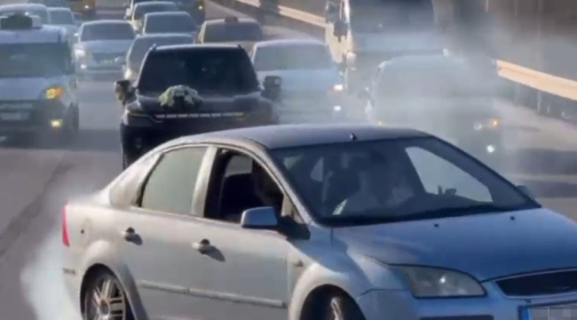 Düğün konvoyunda drift yapan sürücüye 46 bin TL ceza