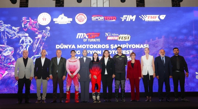 Dünya Motokros Şampiyonası'nın tanıtım toplantısı yapıldı