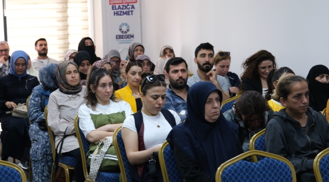 Elazığ Belediyesi "ailede ruh sağlığı" konulu söyleşi düzenledi