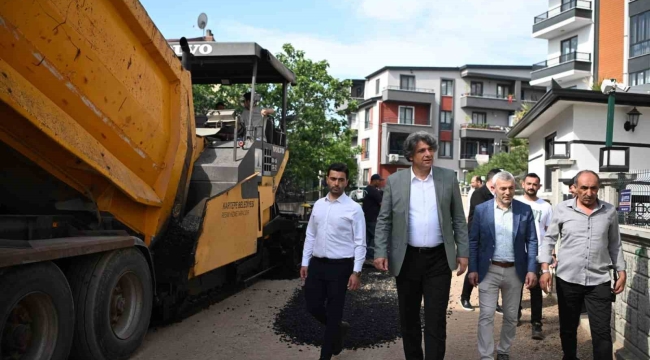 Ertuğrulgazi mahallesine 250 ton asfalt