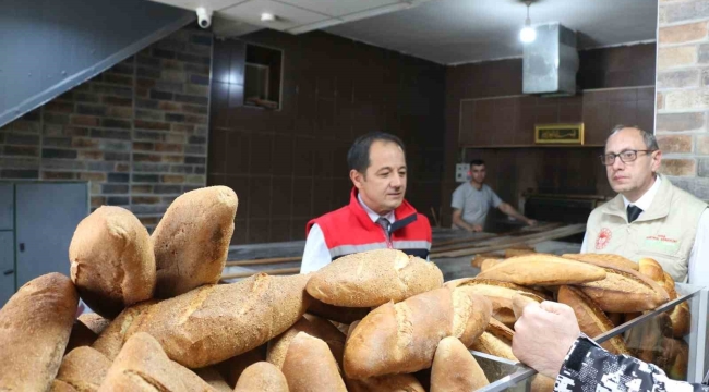 Erzincan'da fırınlar denetlendi