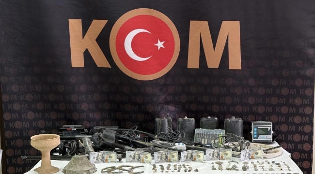 Gaziantep'te 3 bin 127 adet sikke ele geçirildi