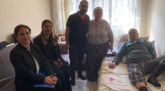 Germencik Belediyesi'nden hasta yatağı desteği