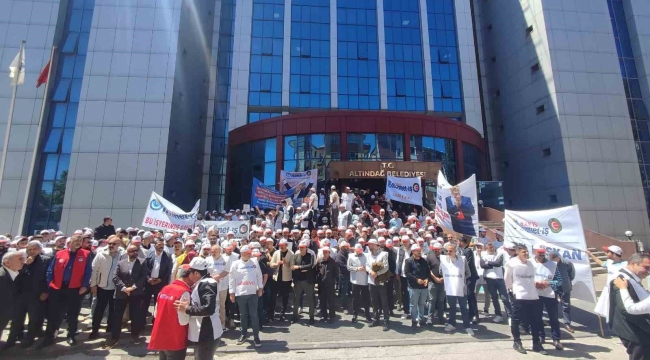 HAK-İŞ Konfederasyonu Genel Başkanı Arslan'dan greve katılan işçilere destek ziyareti