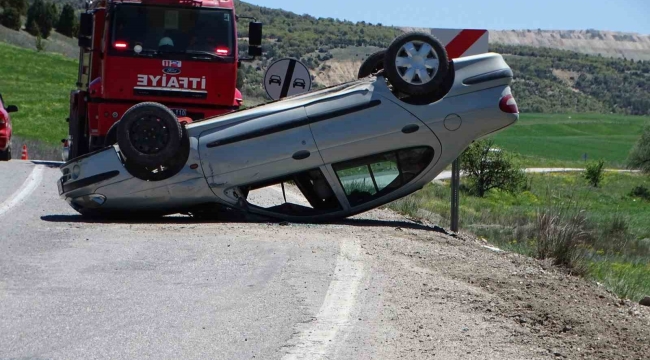 Hisarcık'ta trafik kazası: 1 yaralı