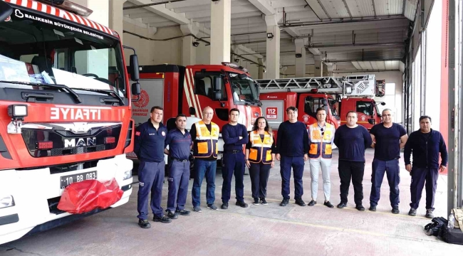 İDA-SAR'dan Edremit İtfaiyesi'ne ziyaret