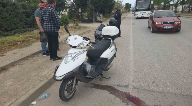 İki motosiklet çarpıştı: 2 yaralı