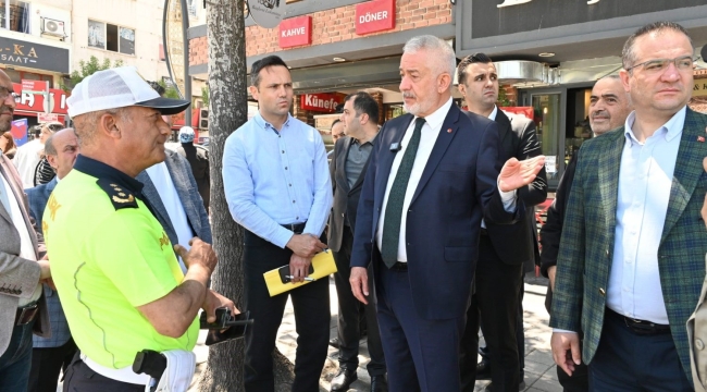 Isparta'da en yoğun caddede yaya geçitlerine ışıklı geçiş kurulacak