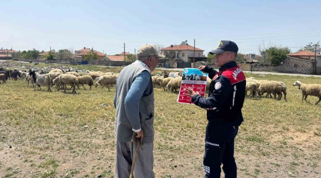 Jandarma Kurban Bayramı öncesi üretici ve vatandaşı bilgilendiriyor