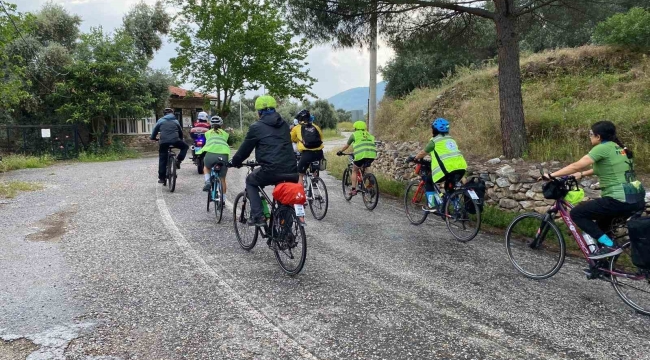 Jandarmadan bisikletçilere güvenlik desteği