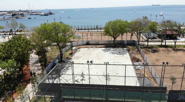Kadıköy Kalamış Park'ını betona boğdular: Halk isyan etti