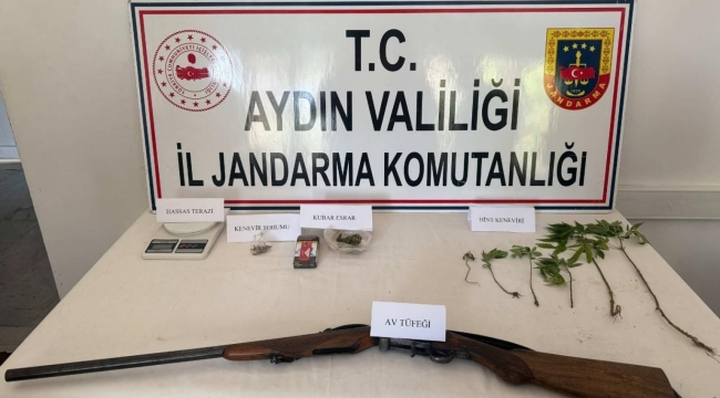 Karacasu'da uyuşturucu madde ele geçirildi