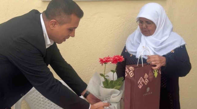 Kaymakamdan duygulandıran ziyaret