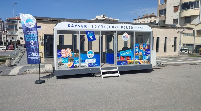 Kayseri Büyükşehir, Mobil Beyaz Masa ile vatandaşla iç içe