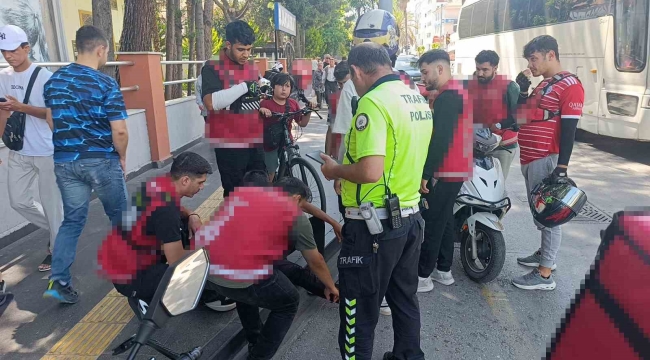 Kaza yapan kurye için arkadaşları seferber oldu