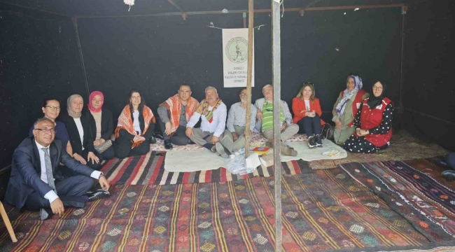 Kıl çadırda yılsonu etkinliği