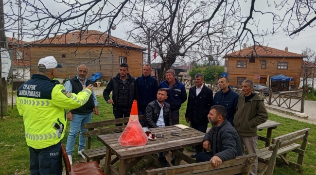 Kırklareli'nde traktör sürücüleri bilgilendirildi