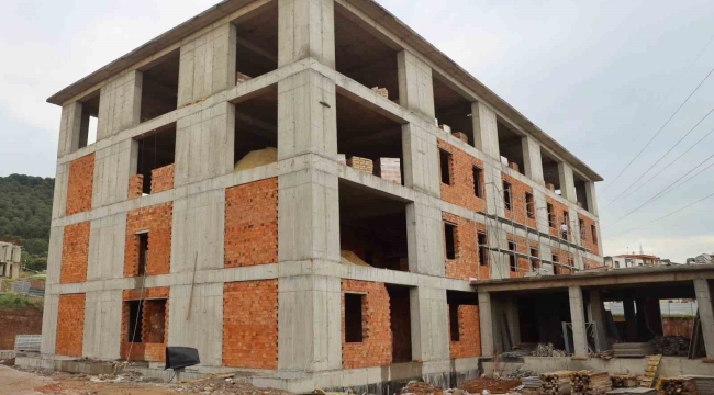 Körfez Devlet Hastanesi ek binası hızla yükseliyor
