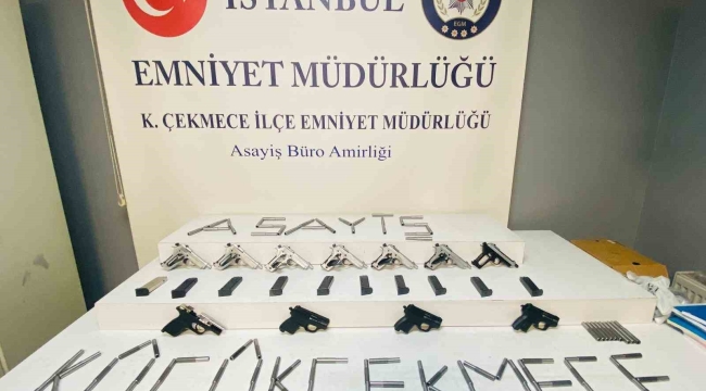 Küçükçekmece'de silah ticareti yapan şüpheli Bağcılar'da yakalandı