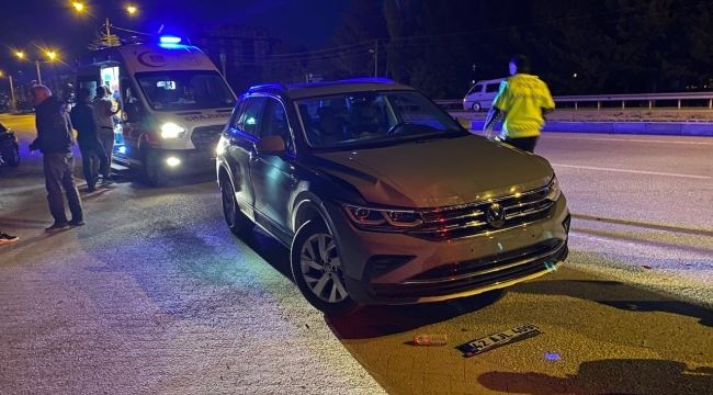 Kulu'da otomobiller çarpıştı: 1 yaralı