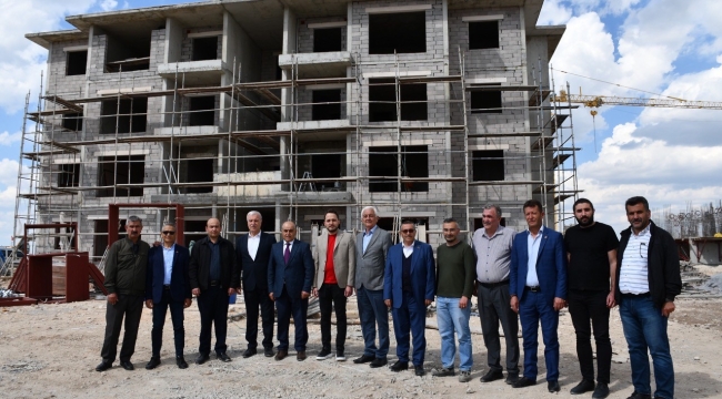 Kulu'da toplu konut inşaatları ve OSB'de inceleme yapıldı