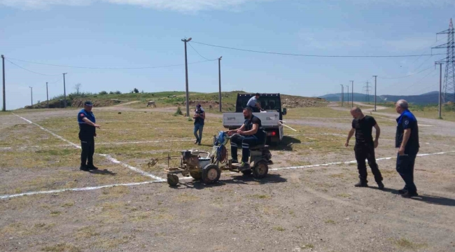 Kurban satış alanında çizgiler çekildi