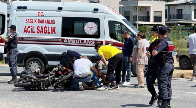 Kuşadası'nda motosiklet kazası: 2 yaralı