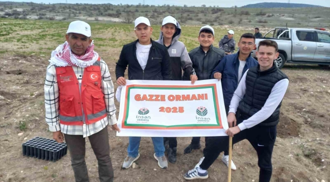 Kütahya'da "Gazze Ormanı" kuruldu