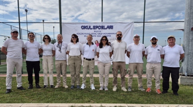 Kütahyalı Bocce hakemleri grup müsabakalarında görev aldı