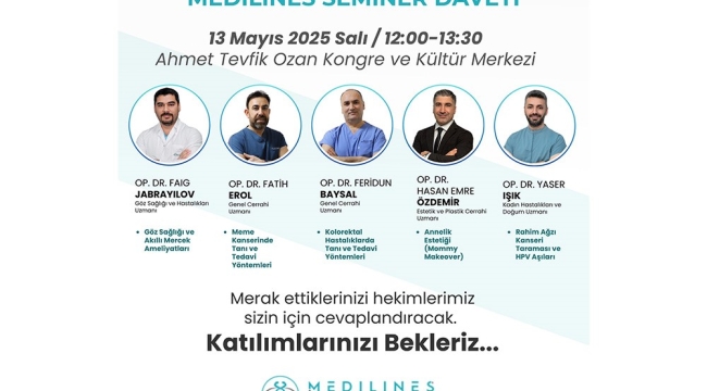 Medilines Hospital'dan Elazığ'da dev seminer