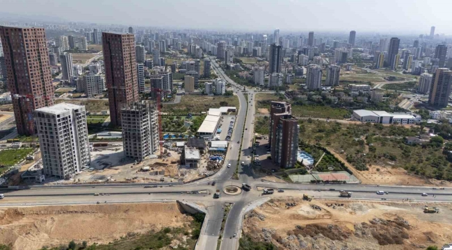 Mersin'de trafiği rahatlatacak yol çalışmaları sürüyor