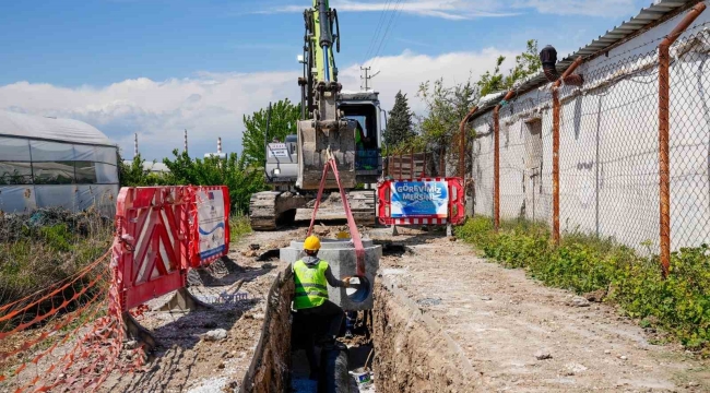 MESKİ, Toroslar, Kazanlı ve Homurlu'da kanalizasyon hattı yapımına başladı