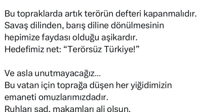 Milletvekili Hatipoğlu: "Bu topraklarda artık terörün defteri kapanmalıdır"